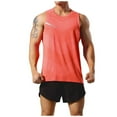 thumbnail image 1 of uikmnh Tank Tops Men Summer Athletic Tank Top for Outdoor Sports Fitness Running Breathable Loose Fit Sleeveless Crew Neck Vest Size:2XL, 1 of 4