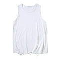 thumbnail image 1 of uikmnh Tank Tops Men Summer Lightweight Relaxed Fit Sleeveless Ripped Athletic Tank Top for Gym Sports and Casual Wear Size:2XL, 1 of 8