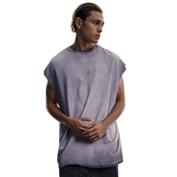 uikmnh Tank Tops Men Summer Retro Athletic Tank Top for Sports Basketball Fitness Training and Casual Travel Size:2XL