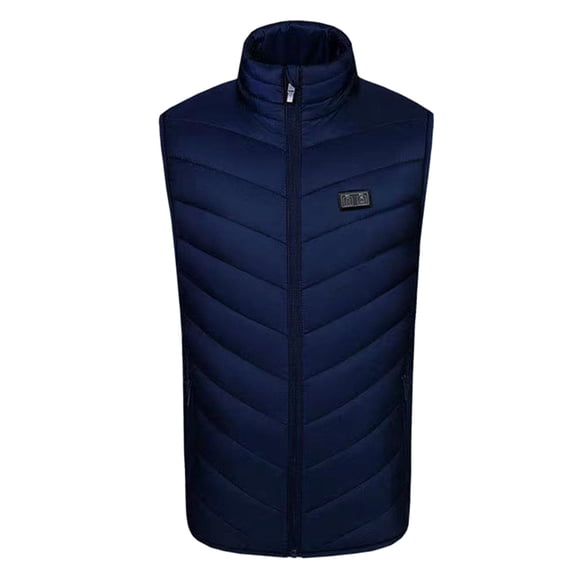 uikmnh Vests for Men Men's Intelligent Winter Heated Vest with 11 Warming Technology and Rechargeable Battery Powered Design for Outdoor Cold Weather Activities Size:M