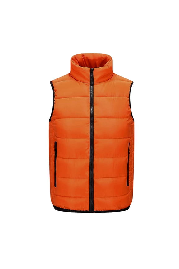 Vests for Men Men's Insulated Down Vest with Advanced Windproof Technology for Warmth and Comfort in Outdoor Activities Size:XL