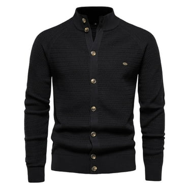 uikmnh Winter Coats For Men,Male Solid Color Versatile Button Sweater Cardigan Sweater Sweater Sweater Jacket,Size S