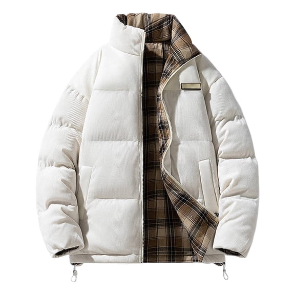 uikmnh Winter Jackets for Men Winter Men'S Daily Loose Casual Trend Fashion Windproof Warm Hooded Coat Jacket Size:M