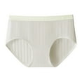 thumbnail image 1 of uikmnh Women's Mid Rise Seamless Briefs Fashionable Comfort Soft Stretch Everyday Daily Underwear Size:L, 1 of 3