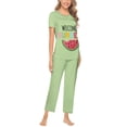 thumbnail image 1 of uimchwp Short Green Sleeve Pyjamas (4), 1 of 3