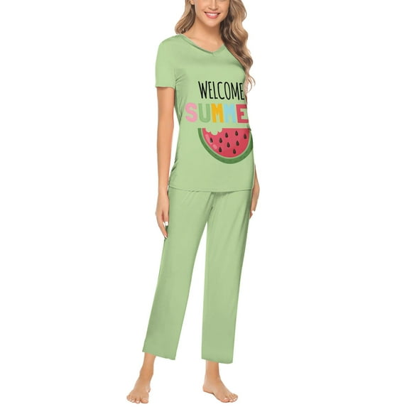 uimchwp Short Green Sleeve Pyjamas (4)