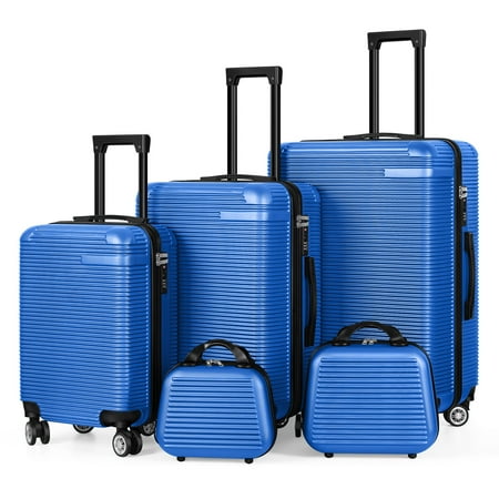 uitcase Set of 5 Luggage Set with swivel wheels Hard-shell suitcase set
