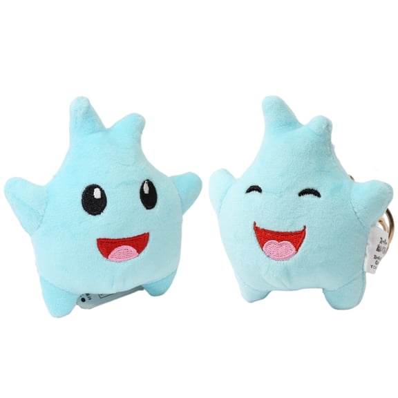 uiuoutoy 2pcs Blue Luma Star Plush Keychain Toy Stuffed Plushies Doll 4'' Lumalee Figure Gift