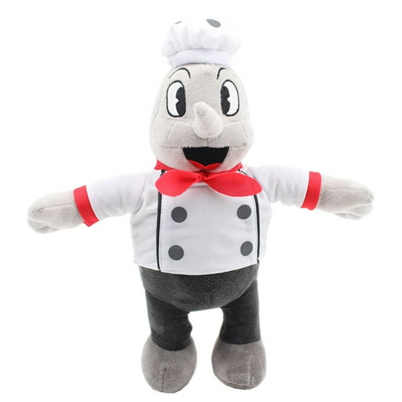 uiuoutoy Cuphead Chef Saltbaker Plush Toy 12'' Figure Soft Stuffed Dolls Kids Gift