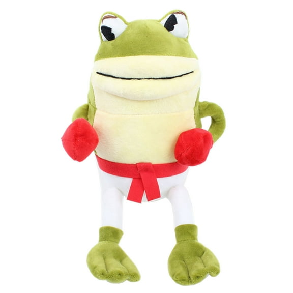 uiuoutoy Cuphead Ribby the Frog Plush Toy Stuffed Animal Doll 12'' Gift for Children