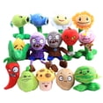 thumbnail image 1 of uiuoutoy Game Toys Zombies Pepper Sunflower Squash  Plants Plush Toy Set of 14 Pcs/set 9-16 CM, 1 of 7