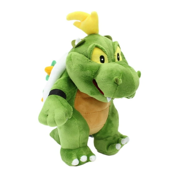 uiuoutoy Baby King Koopa Plush Toy Green Bowser Jr. Stuffed Animal Doll 10'' Kids GIft