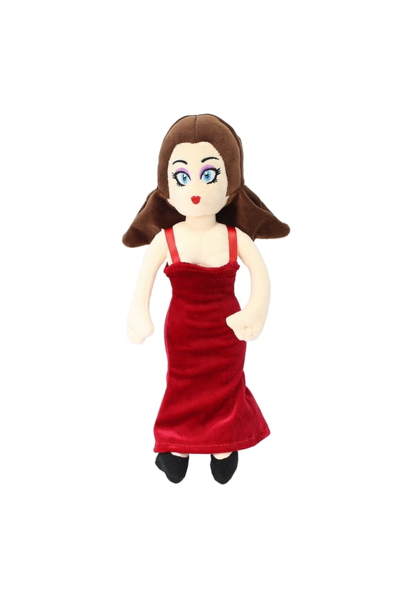 Princess Pauline Plush Toy Stuffed Doll 12'' Peach Red Figure Gift for Kids