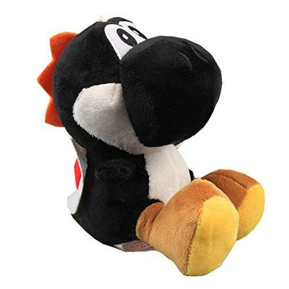 uiuoutoy Black Yoshi Plush Toy Stuffed Animal Doll 6"