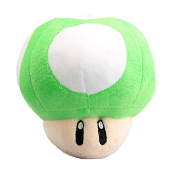 uiuoutoy Green 1-Up Mushroom Stuffed Plush 6''