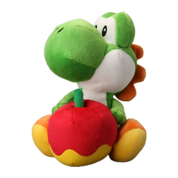 uiuoutoy Yoshi with Apple Plush Toy Stuffed Doll 7''