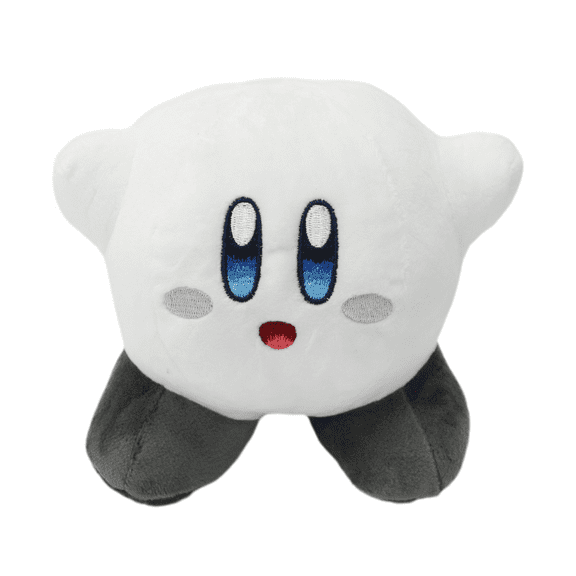 uiuoutoy White Kirby Plush Toy Cute Stuffed Animal Doll 5'' Gift for Kids