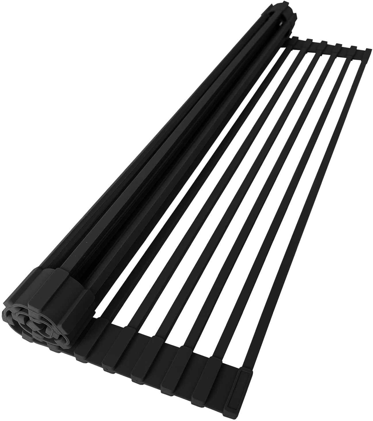 uiywthf Over The Sink Roll Up Dish Drying Rack Heat Resistant Trivet ...