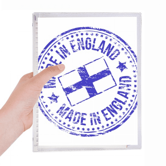 uk england landmark flag notebook loose diary refillable journal statiry