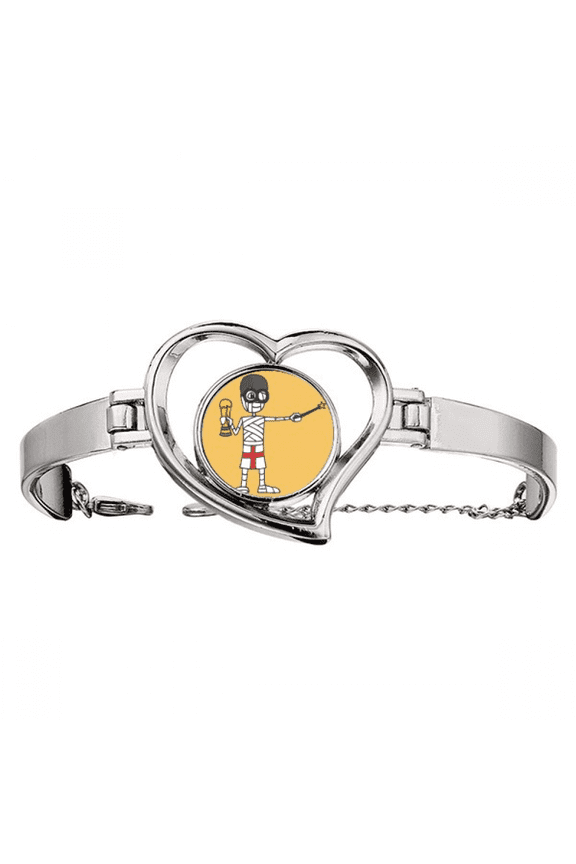 uk wizard football trophy bracelet heart jewelry wire bangle