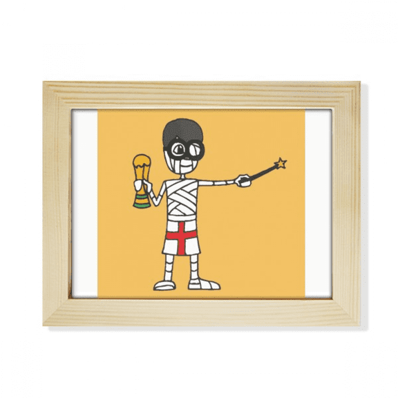 uk wizard football trophy desktop photo frame picture art decoration painting 6x8 inch