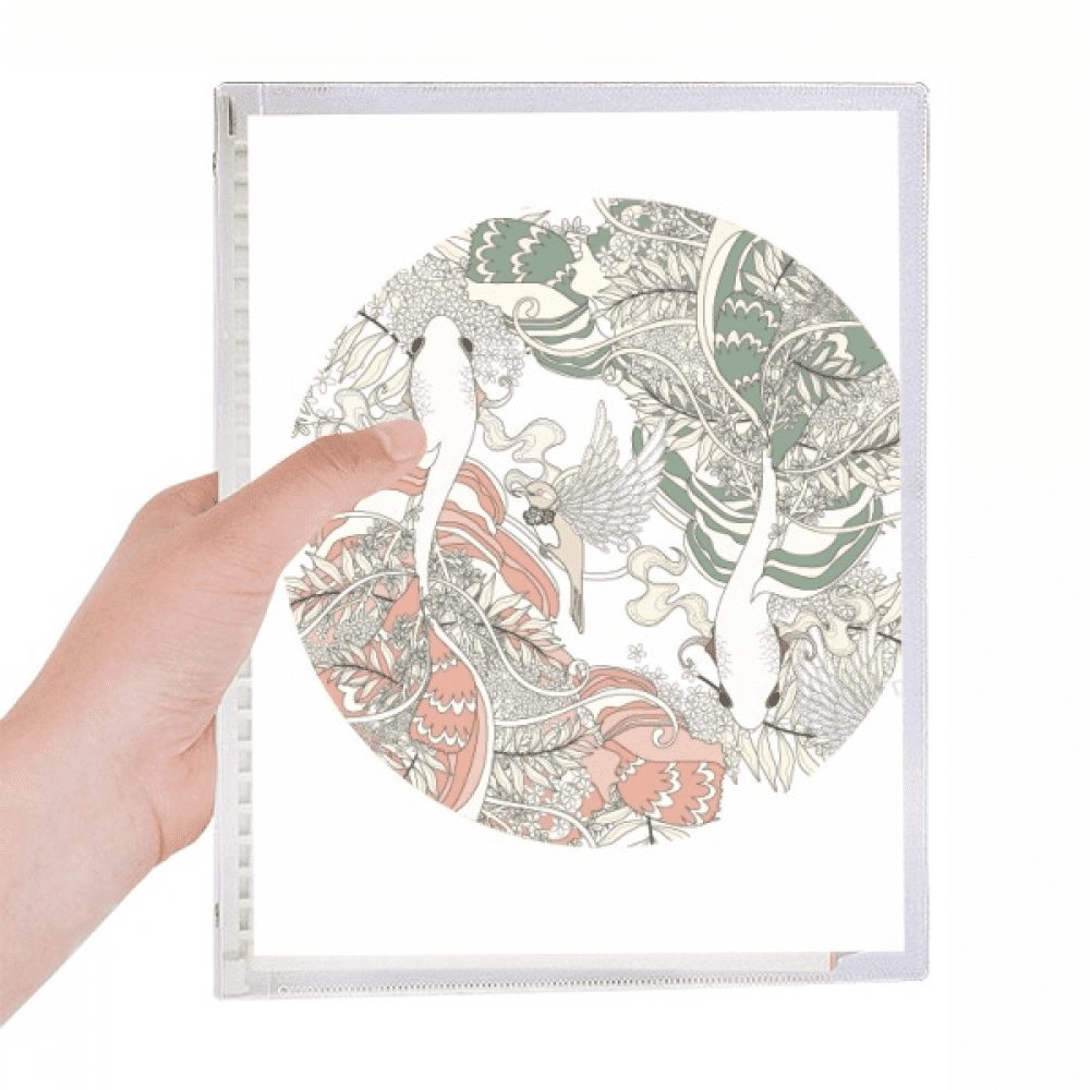 ukiyo-e wing carp bird japan notebook loose diary refillable journal statiry