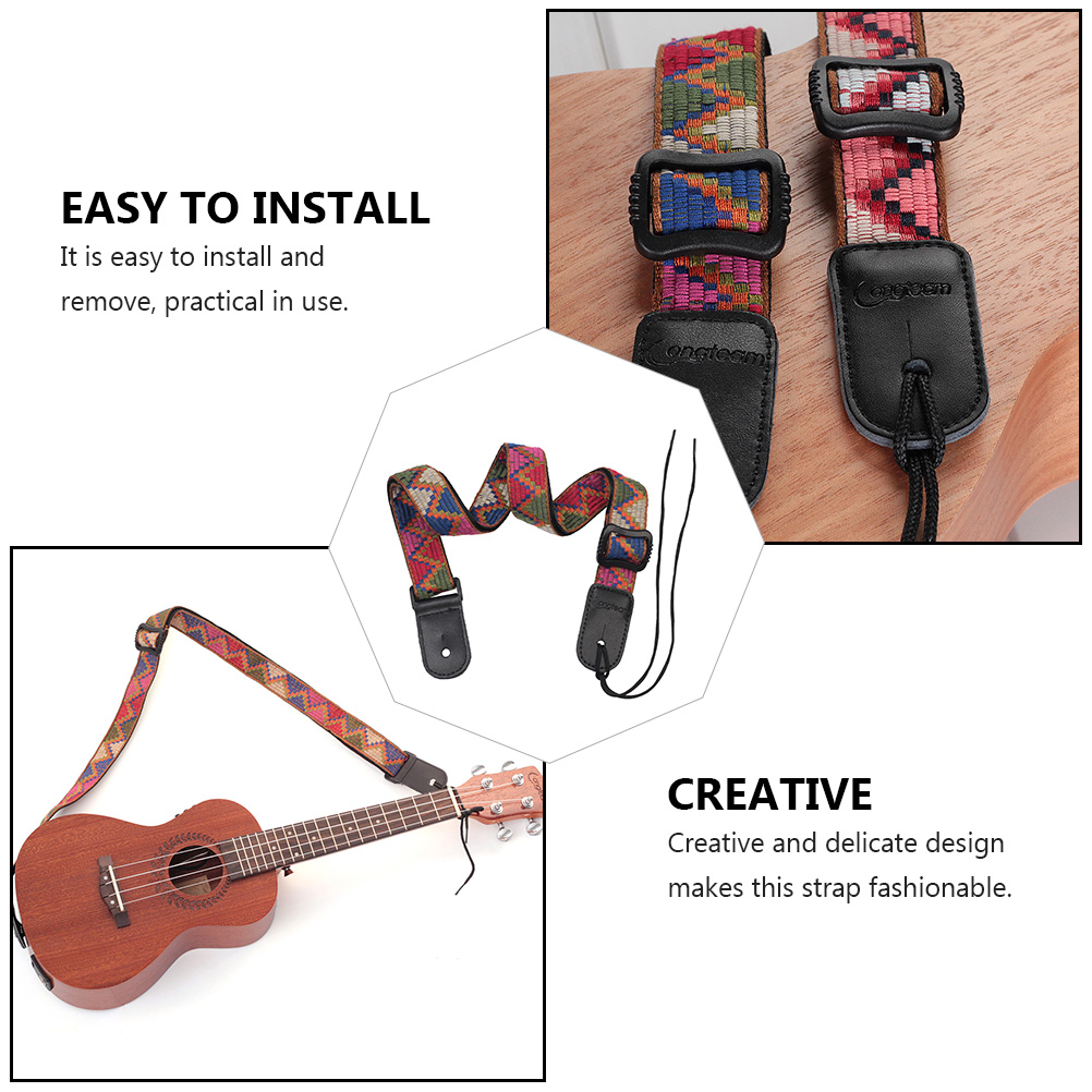 ukulele shoulder strap 1 Set of Fashionable Ukulele Shoulder Belt