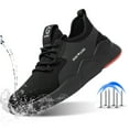 thumbnail image 1 of ulogu Anti-puncture Steel Toe Shoes for Men Women Waterproof Industrial Non-slip Composite Toe Shoes Construction Work Safety Shoes (Size 10.5,Black), 1 of 9
