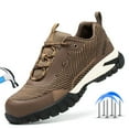 ulogu Waterproof Steel Toe Shoes for Men Lightweight NonSlip Sneakers