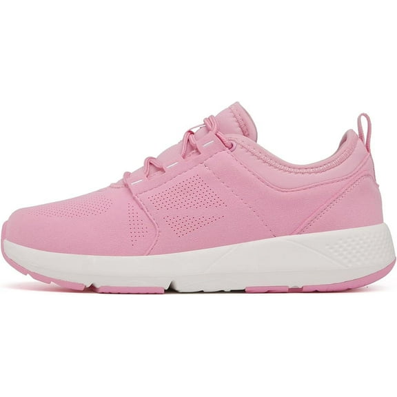 ulogu Waterproof Walking Shoes for Women Men Comfortable Lightweight Sneakers for Women (Women Size 7, Pink)