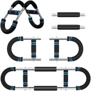LOVJOYSE Twister Arm Trainer, 66-110lb Adjustable Chest Workout Equipment, Chest Trainer for Men, Portable Detachable Spring Resistance Home Fitness Equipment for Enhancing Upper Body Muscle, Blue