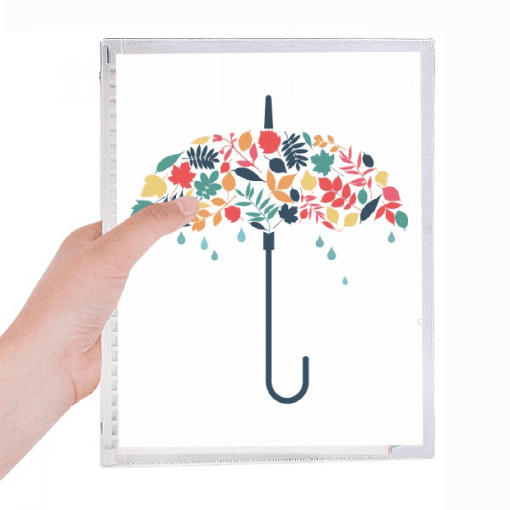 umbrella drip rain weather notebook loose diary refillable journal statiry