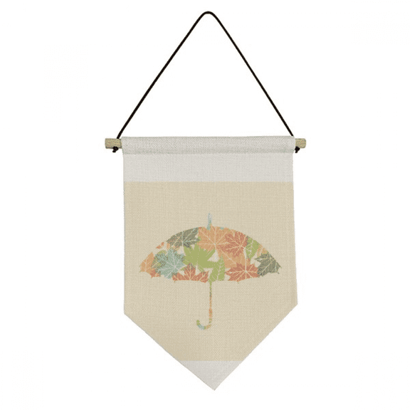 umbrella drip weather rain Canvas Flag Hanging Wall Art Decor Banner