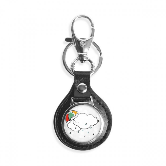 umbrella weather cloud illustration pattern key link chain keyholder finder hook metal