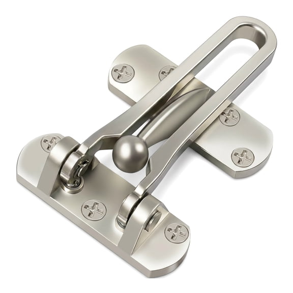 umfmouf Door Lock Latch for Home Security, Swing Bar Door Latch for Front and Inside Door, 1PC