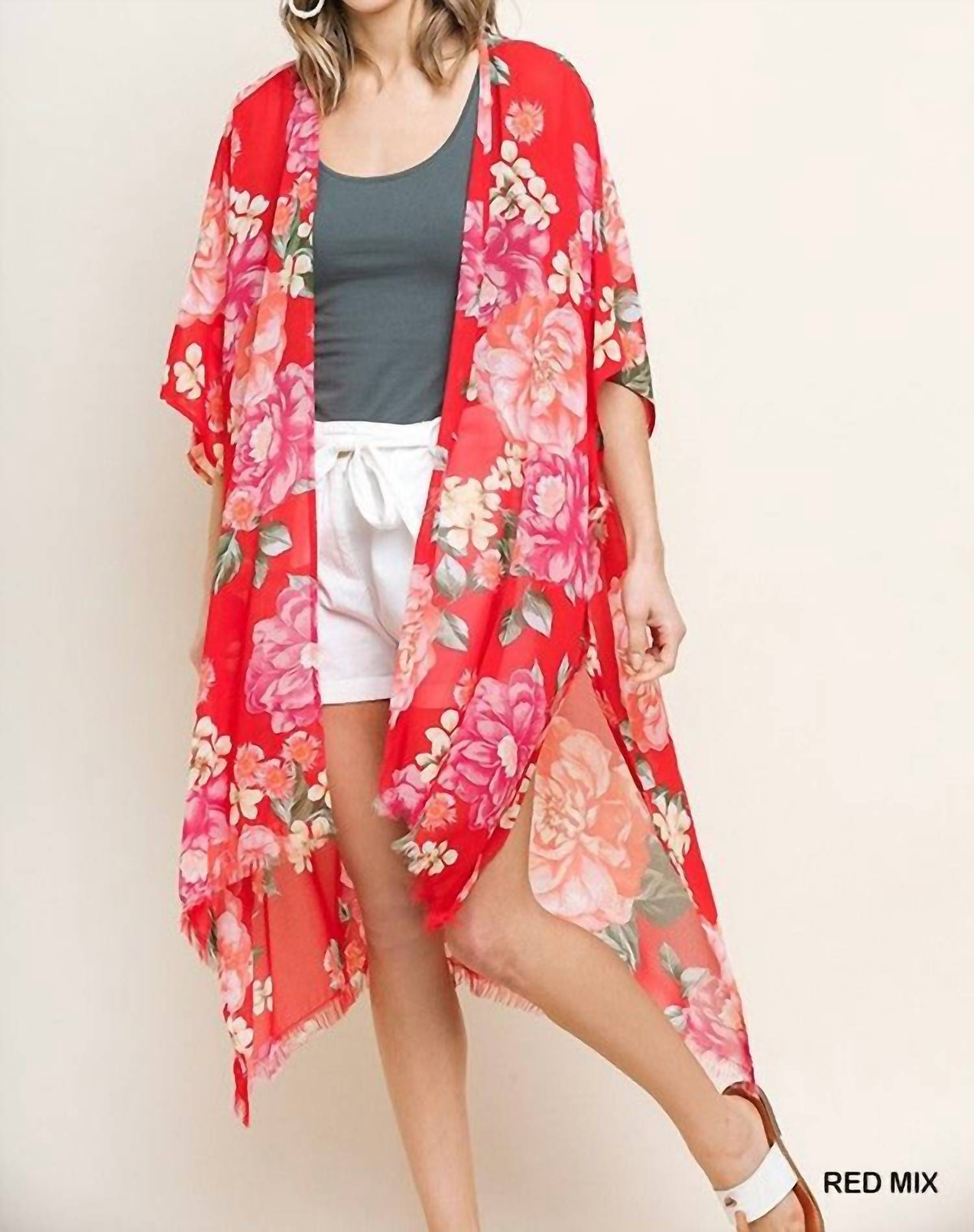 Umgee on sale kimono floral