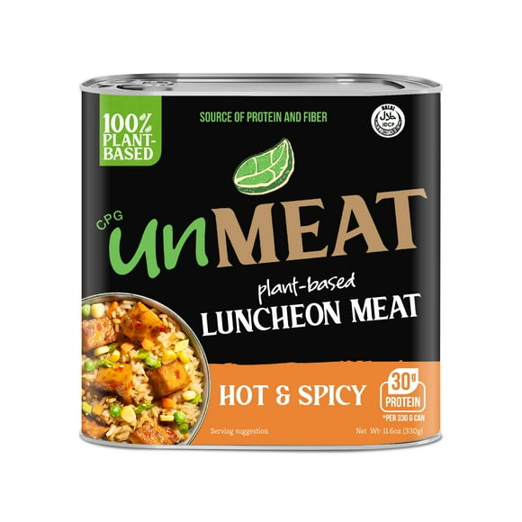 unMEAT Plant-Based Luncheon Meat Hot & Spicy, 11.6oz Can