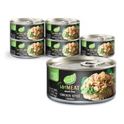 unMEAT Plant Based Meat | Easy to Prepare Plant Based Protein | Vegan Meat with Less Calories, Chicken Style Chunks, 6 pack