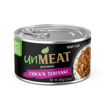 unMeat Plant-Based Chicken Teriyaki, 12.6 oz Can