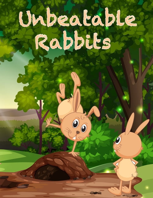 unbeatable rabbits: rabbit coloring book (Paperback)