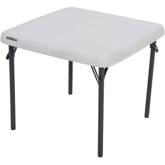 unbrand 80425 Kids Folding Table, Almond, 24"