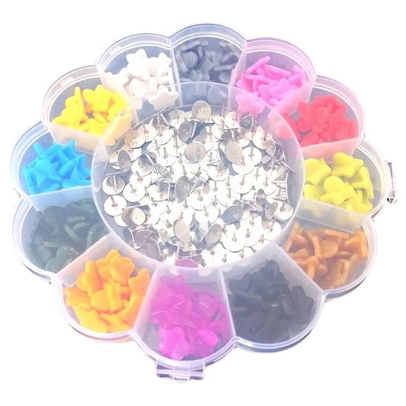 unbranded 1 Box Replacement Flat Pin Keepers Safety Pin Backs Locking Clasp Brooch Parts