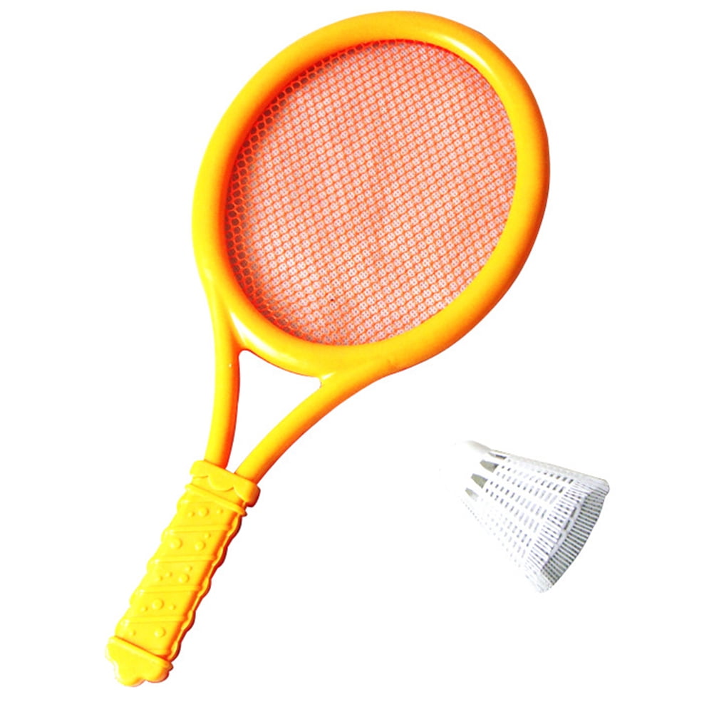 unbranded 1 Pair of Badminton Tennis Set Plastic Badminton Racket Tennis Racket With Tennis Balls