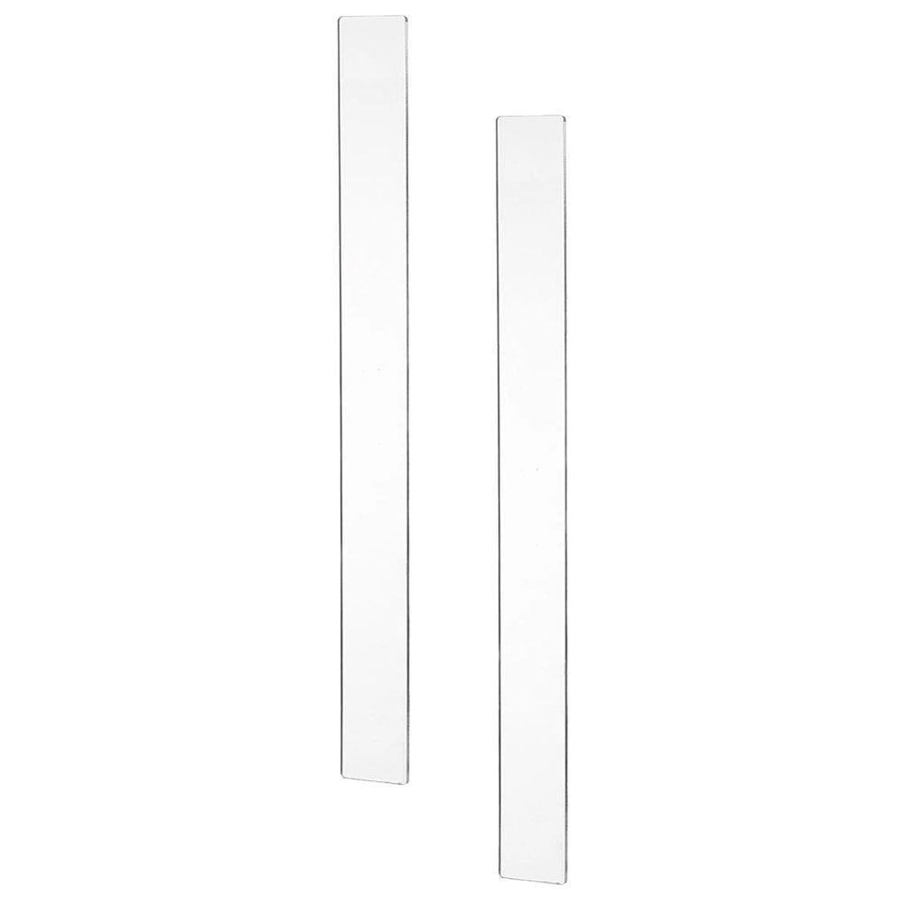 OUNONA Transparent Acrylic Dough Thickness Ruler, and Clear, Ideal for ...