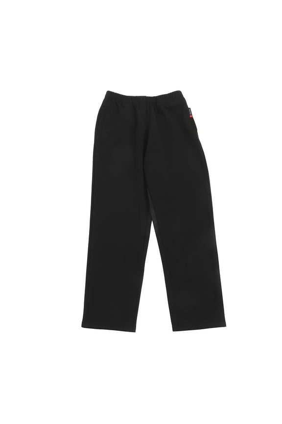 Men's Black Cotton Cook Pants Breathable Chef Work Pants Comfortable and Durable Kitchen Uniform