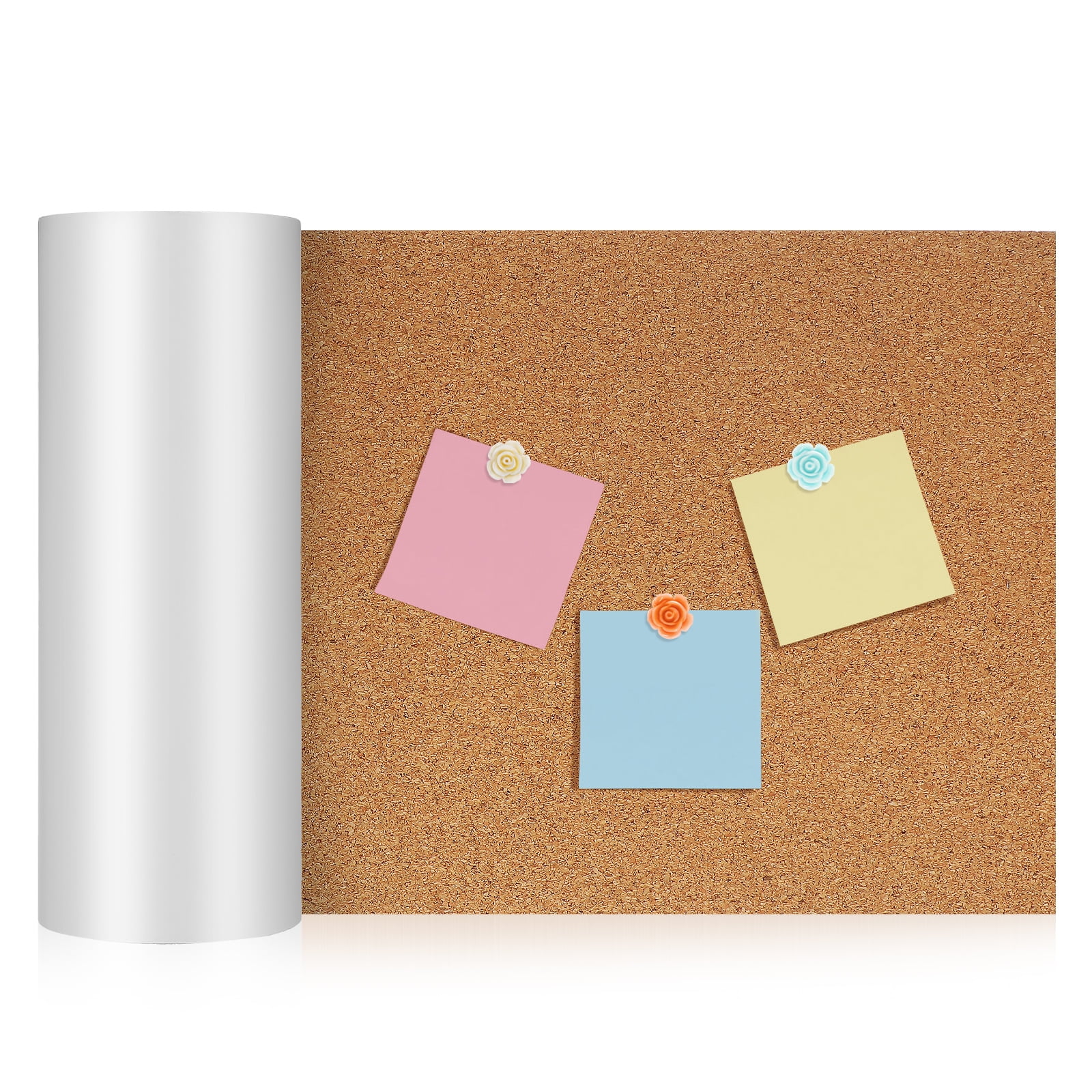 1 Roll Self Adhesive Cork Sheet Cork Board Roll for Home Office Photo ...