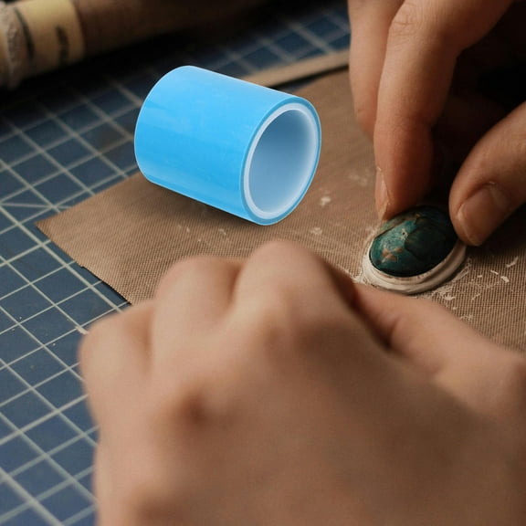 unbranded 1 Roll Epoxy Resin Release Tape Hollow Metal Frame Blue Leakproof for DIY Crafts