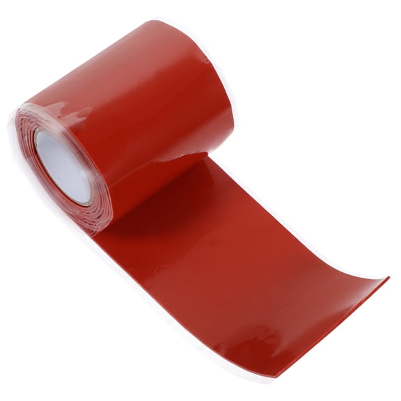 TEHAUX Outdoor Repair Tape, 1 Roll Red Rubber Tape for Fixes, Weather Resistant and