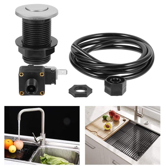 unbranded 1 Set Air For Disposal Garbage Disposal Kit Food Garbage Disposal Parts Disposal Buttons