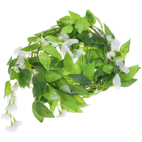 TEHAUX Fake Flowers Vine Faux Wisteria Vine Decorative 1 Set for Outdoor Weddings